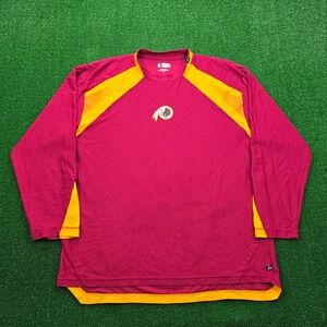Washington Commanders Shirt Mens XL Burgundy Long Sleeve Vintage Logo NFL